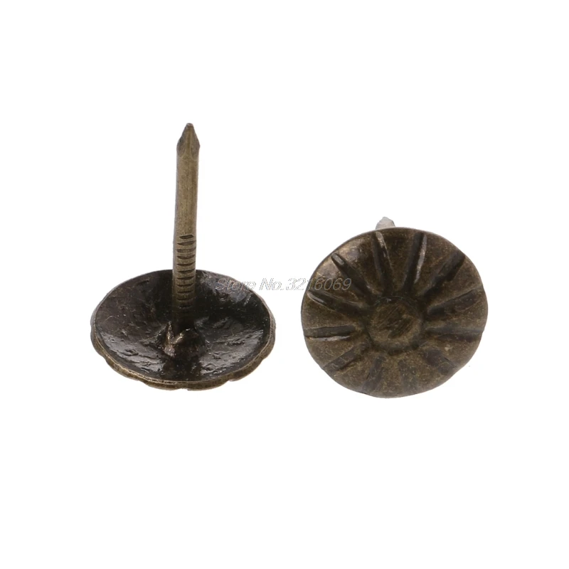 100 шт. Античная латунная искусственная винная Накладка для чехла дивана