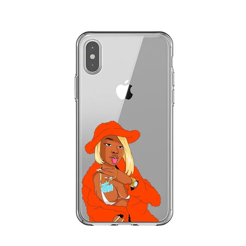 TPU Силиконовый чехол для телефона Megan Thee Stallion Fever для iPhone XR X XS Max 6 6splus 7 7Plus 8 8 Plus 5 5S SE Rapper - Цвет: TPU
