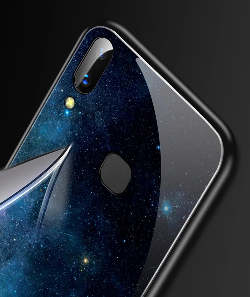 Honor Magic 2 Tempered Glass Cases for Huawei Case 6.39'' HD Gradient Color Cover Magic2 Shell |