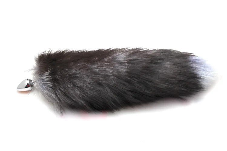 New Big Anal plug fox tail Stainless steel butt cat anal cosplay sex toys metal dog | Красота и здоровье