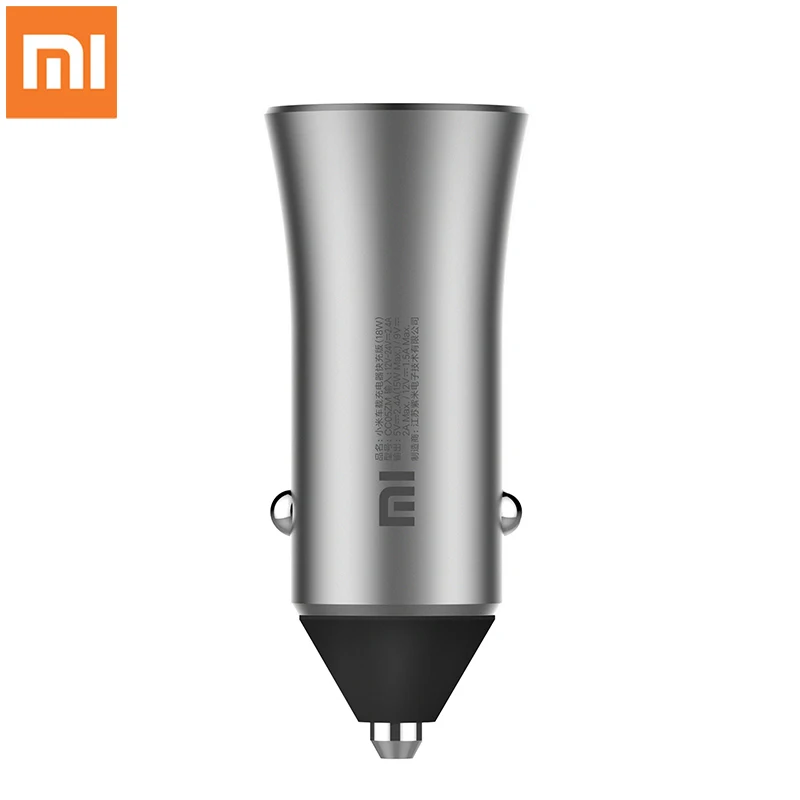 Автомобильное зарядное устройство Xiaomi Mi 37 Вт 18 двойной USB кабель для быстрой