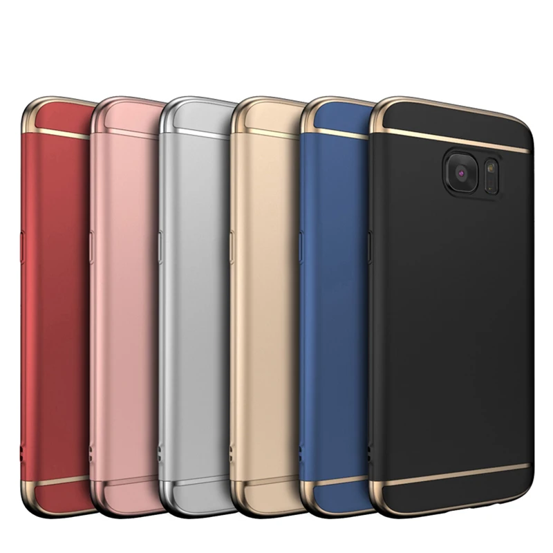 POMER для samsung S8 Plus S7 edge чехол S6 на заднюю панель жесткий galaxy s7 capa funda роскошный