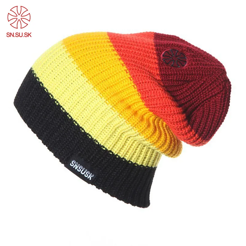 Бренд SNSUSK gorros Сноуборд Зимние шапки для катания на коньках Лыжные шапочки с