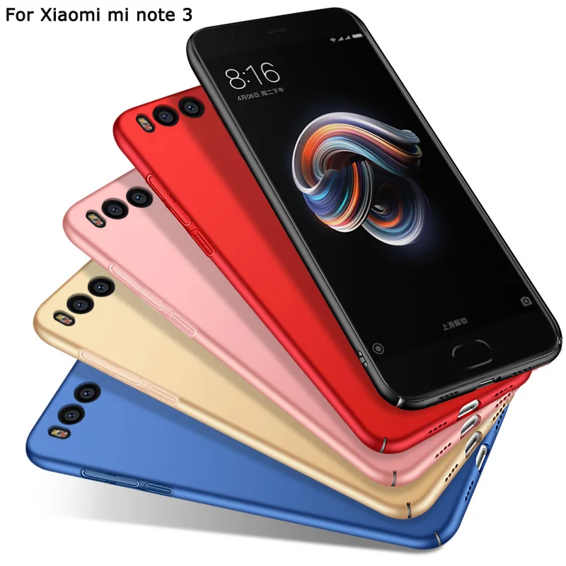 

Для Xiaomi Mi Note 3 Чехол Жесткий PC задняя крышка чехол жесткий чехол для Xiaomi Mi Note 3 защитные Матовые чехлы с полным покрытием