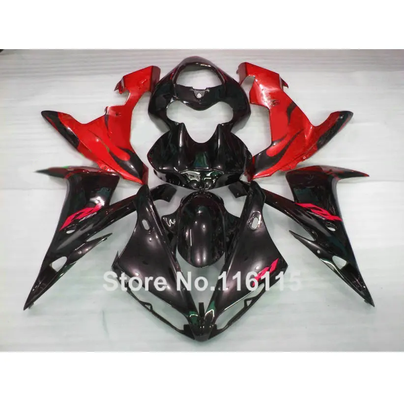 Высококачественный полный комплект обтекателей для YAMAHA YZF R1 2004 2005 2006 Красный