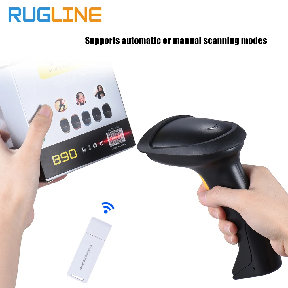 Мобильный Прочный Автоматический считыватель штрих-кодов 2 4 ГГц беспроводной и