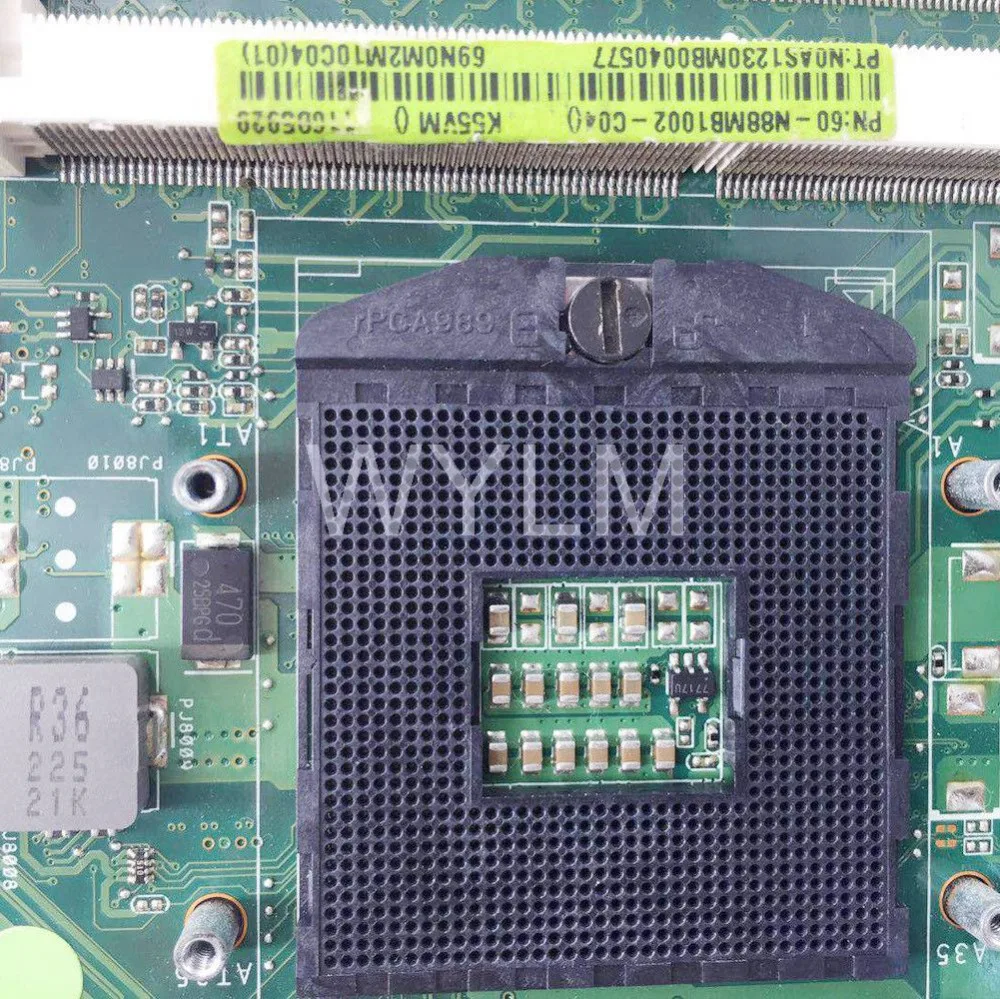 K55VM материнская плата для ноутбука ASUS A55V K55V K55VJ REV2.2/2 0 Поддержка Geforce GT630 2G 100%