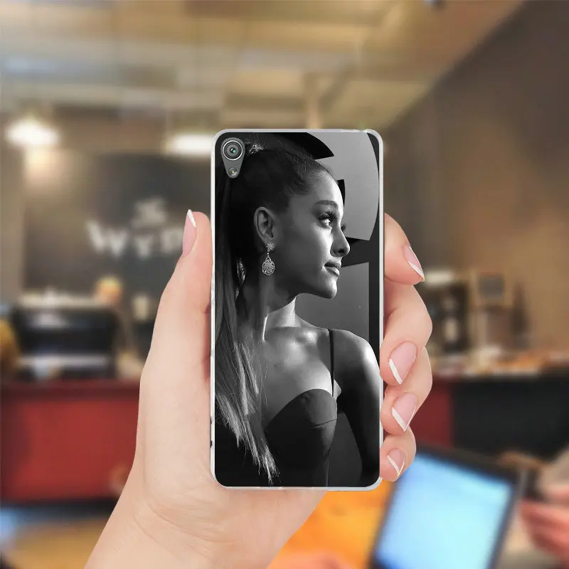 Ariana Grande Old Clear Case Cover For Sony Xperia Z Z1 Z2 Z3 Z4 Z5 Compact M2 M4 M5 T3 XA E3 E5 C4 C5 Soft Mobile Phone | Мобильные