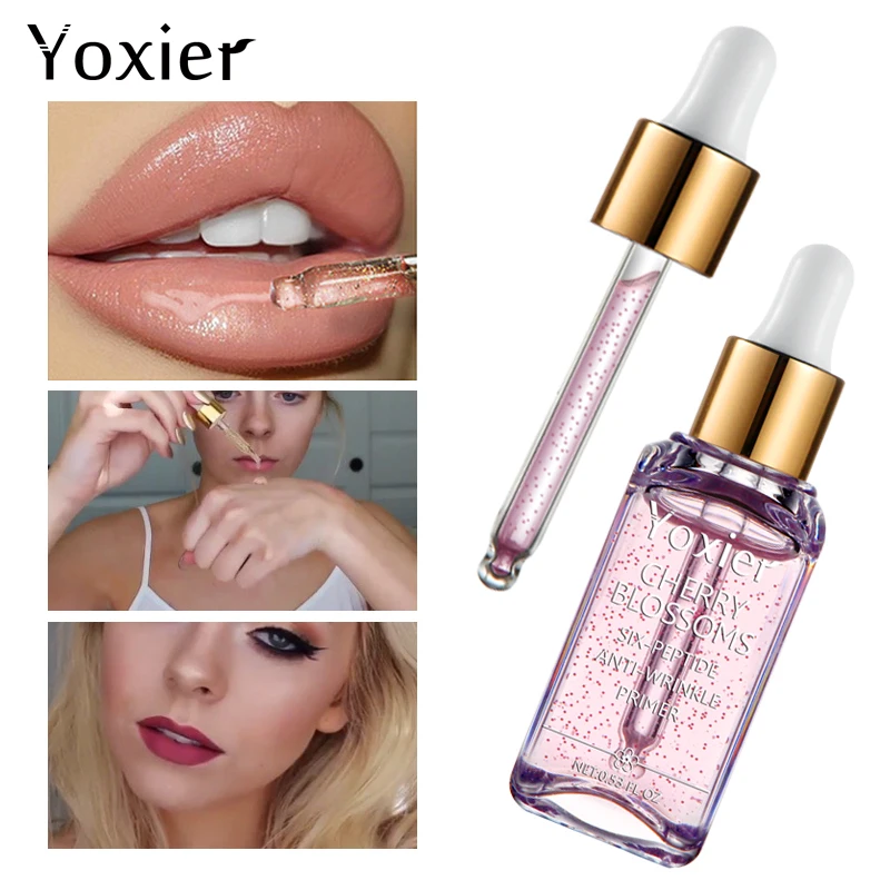 10 шт./лот Yoxier вишня основа для макияжа отбеливающая эссенция лица