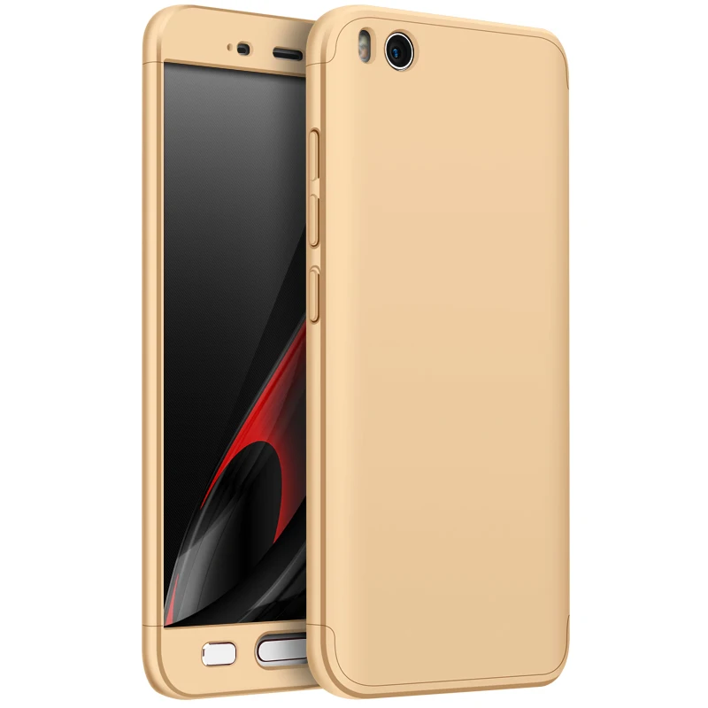 Case For Xiaomi Mi 5s Mi5s Cover Original Protective Phone Housing Hard PC 360 Full Body Cases Fundas |