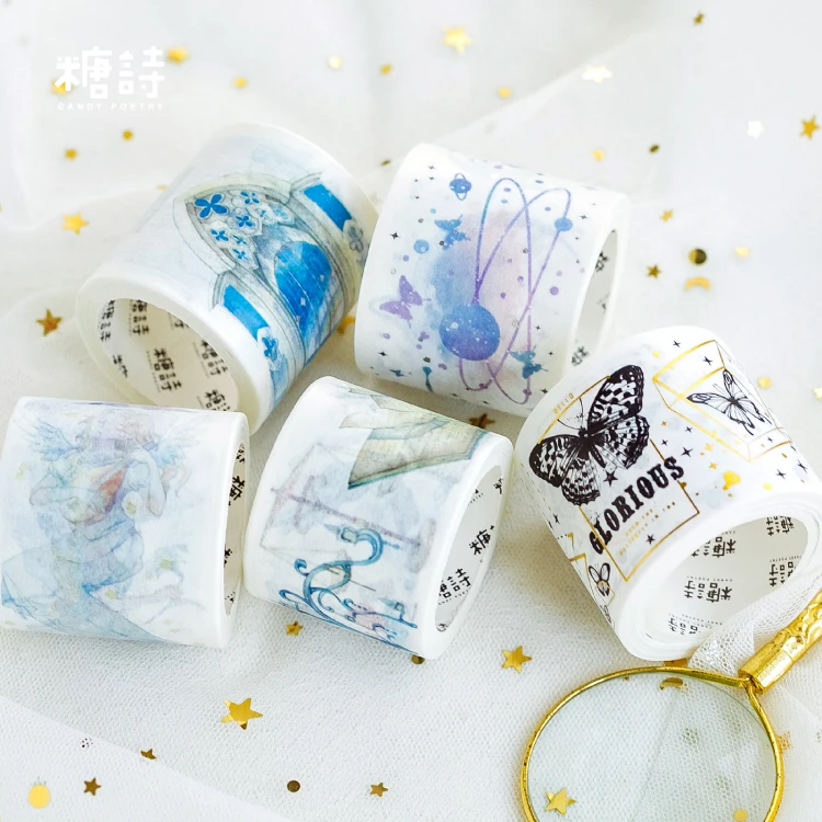 

Декоративная бумажная лента, Маскировочная лента, washi tape, 5 шт./лот
