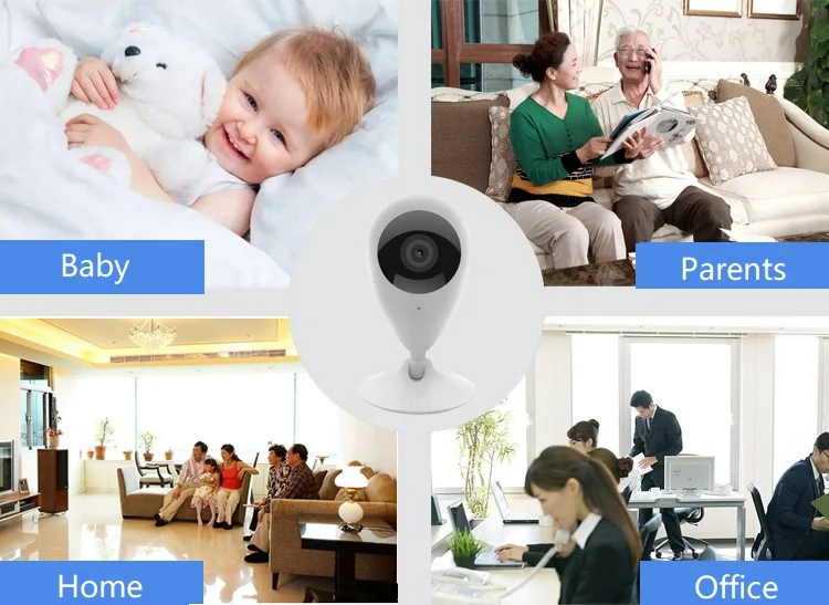 Wifi камера vigila bebes con camara 1080P HD IP камера ИК ночного видения 2 способа разговора PIR датчик движения Cry Baby Alarm Макс 64 ГБ