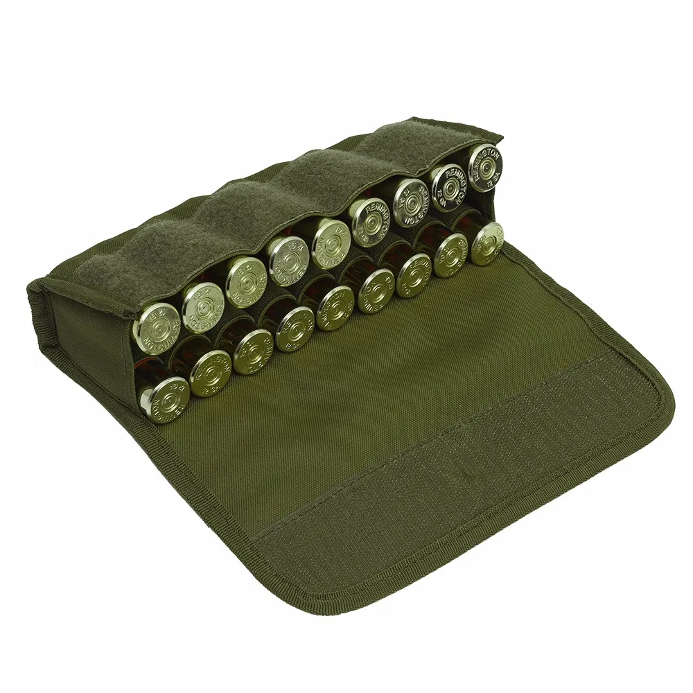 18 круглых тактических патронов Molle, патронов, патронов, сумка, военная поясная сумка, 12/20 калибра, пулевидная сумка