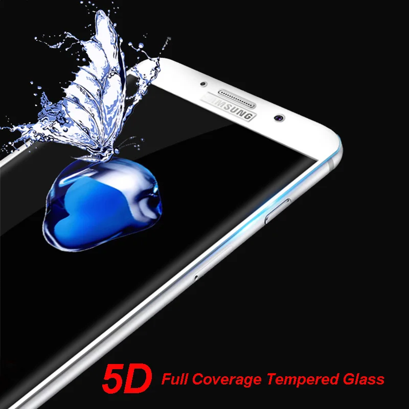 5D изогнутое закаленное стекло с полным клеем для SAMSUNG Galaxy S10e A750 A320 A520 A10 A20 A30 A40 A50 A60
