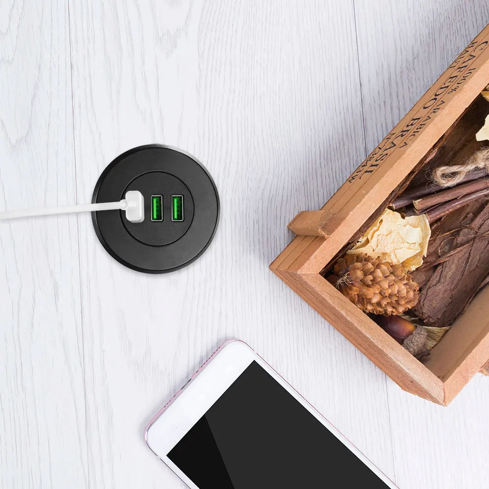 Powstro 3 порта зарядное устройство USB 5 в 3.1A настольное отверстие втулка зарядное устройство умная зарядная станция с ЕС Разъем для samsung для iPhone