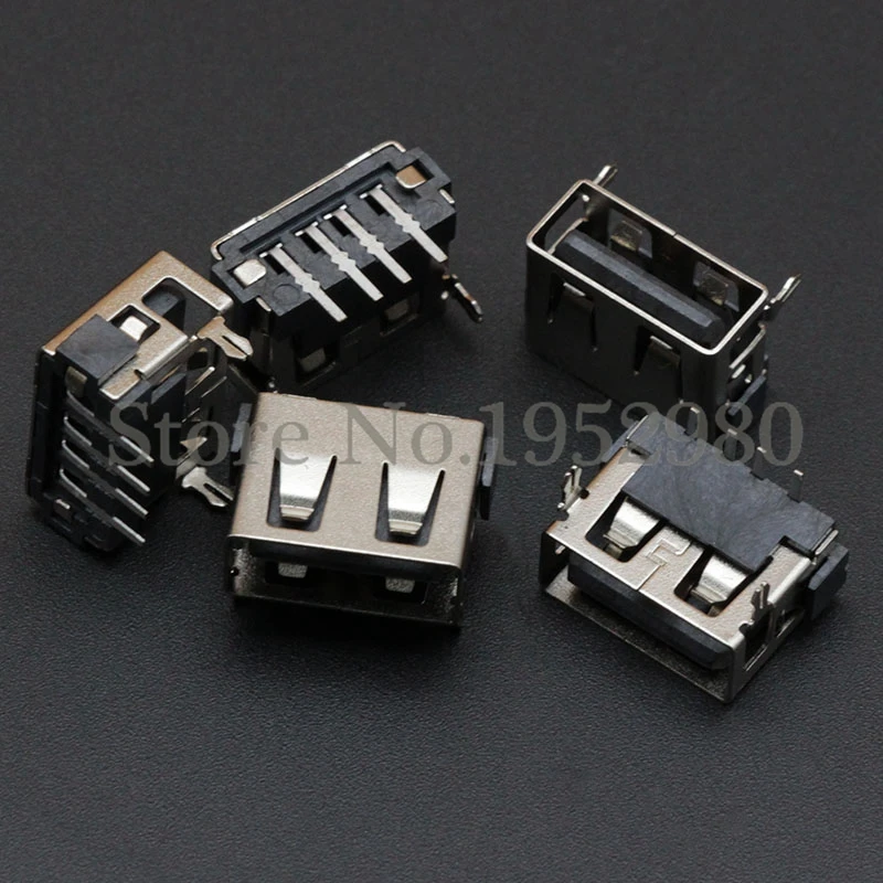 10 шт. разъёмы USB 2 0 фута мм|4 pin female connector|4 femalepin connector |