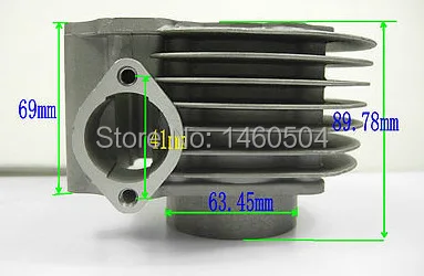 GY6 170cc 61 мм Самокат Комплект Большой Диаметр цилиндра головка в сборе для 4-х