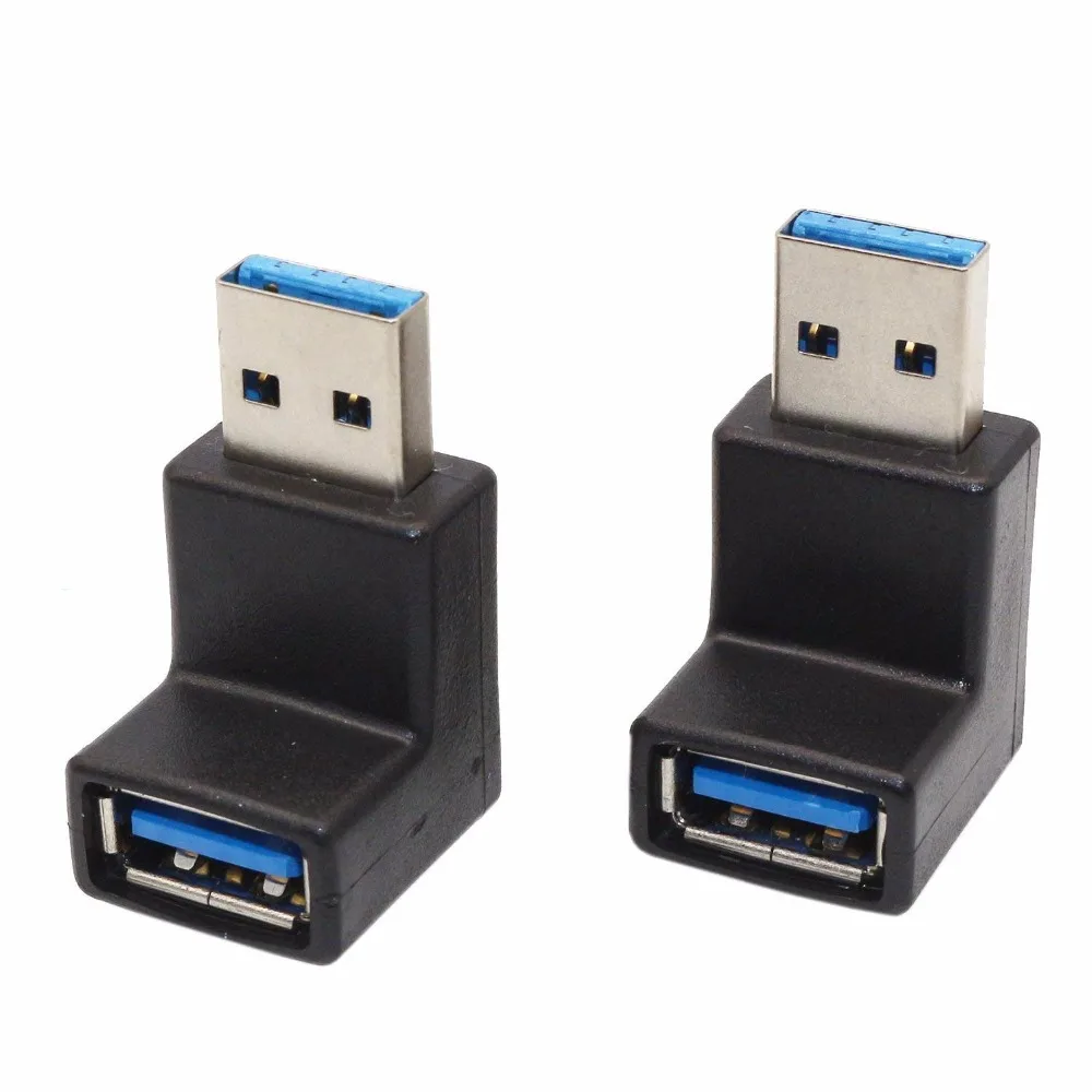 Прямоугольный usb адаптер конвертера USB3.0 AM to AF L с разъемом USB 3 0 A Male Female углом