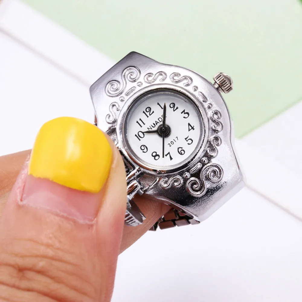 2018 Новые Модные женские ювелирные изделия Круглые Часы с кольцом устойчивые к