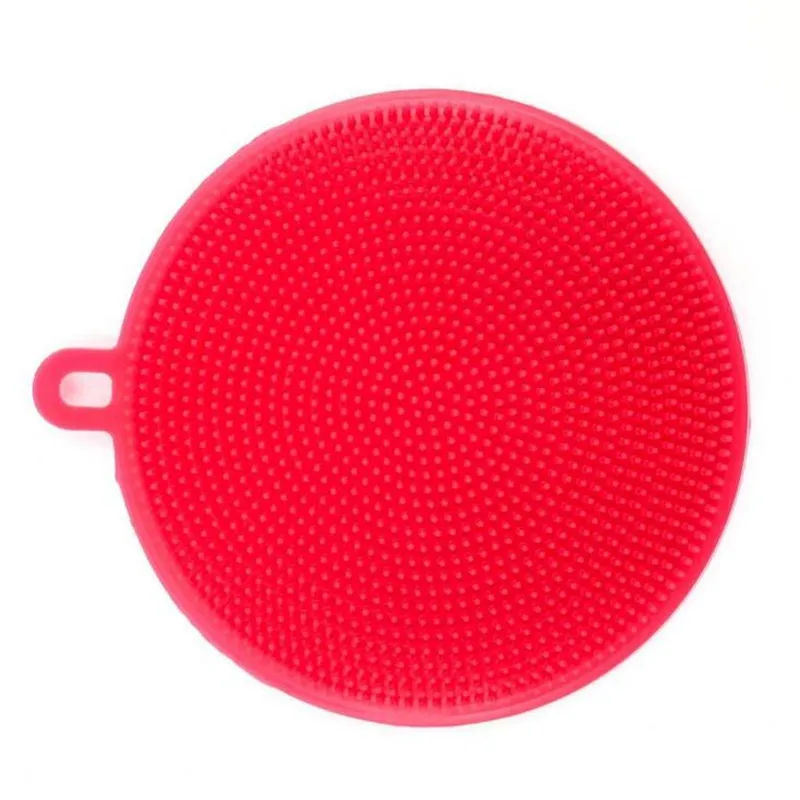 

Multifunction Bowl Cleaning Brush Silicone Bowl Dish Cleaning Scourers Household Kitchen Pot Wash Tool Kitchen Accessories