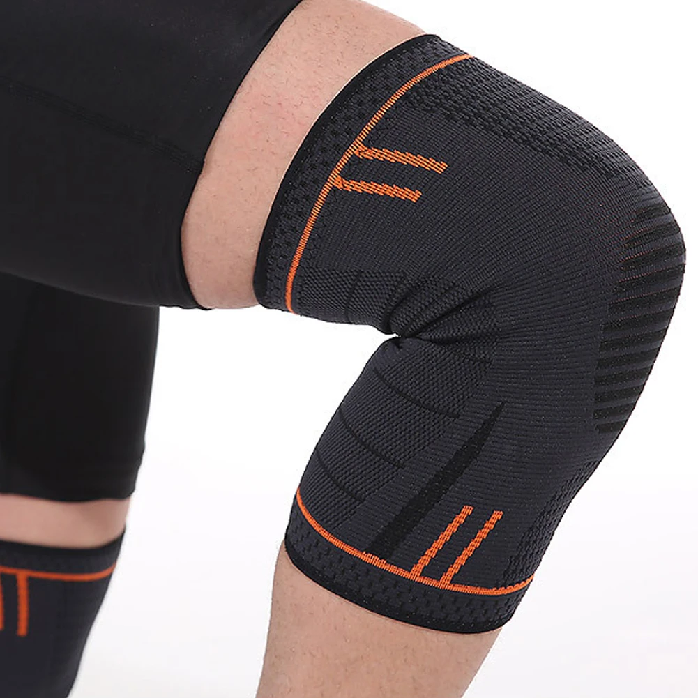 Баскетбол Фитнес Спорт Kneecap Велоспорт поддержка эластичные беговые колодки