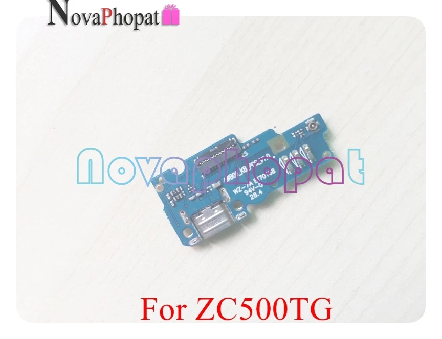Novaphopat для Asus Zenfone Go ZB452KG ZC451TG ZC500TG ZB500KL X00AD порт для зарядной USB док-станции зарядное устройство микрофон Шлейф плата+ трек