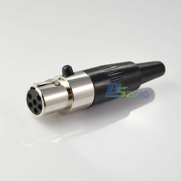 Высокое качество 6 контактный разъем Mini TA6F XLR Аудио Микрофон Разъем MIC адаптер Tini Q
