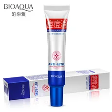 Зеленый BIOAQUA уход за кожей лечение акне средство по уходу за лицом от прыщей крем от шрамов против акне отбеливающий гель увлажняющий крем 30 г - Цвет: Зеленый