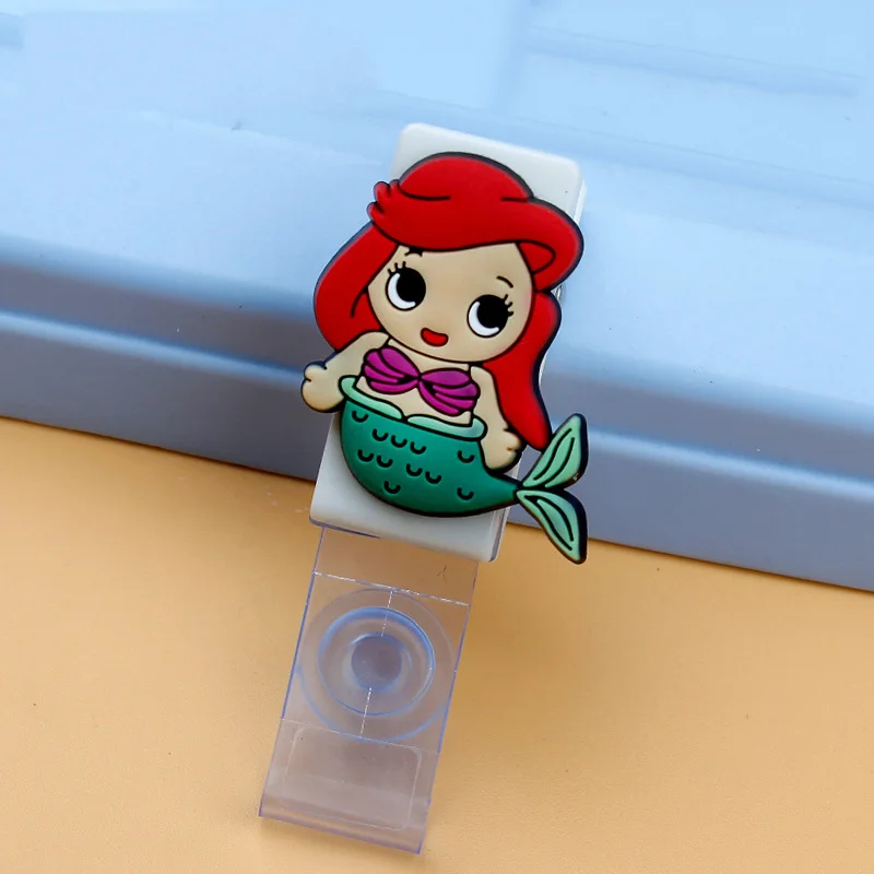 12 шт./компл. Пластик элегантность значок Принцесса клип мультфильм Бизнес карты