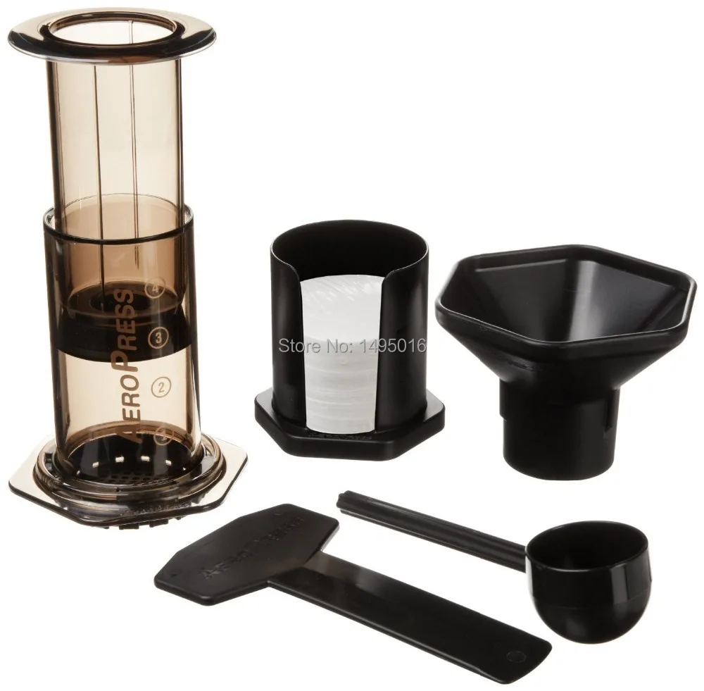 Прибытие америка AeroPress ( четвертое поколение ) с 350 бумага фильтр кофе и машина для