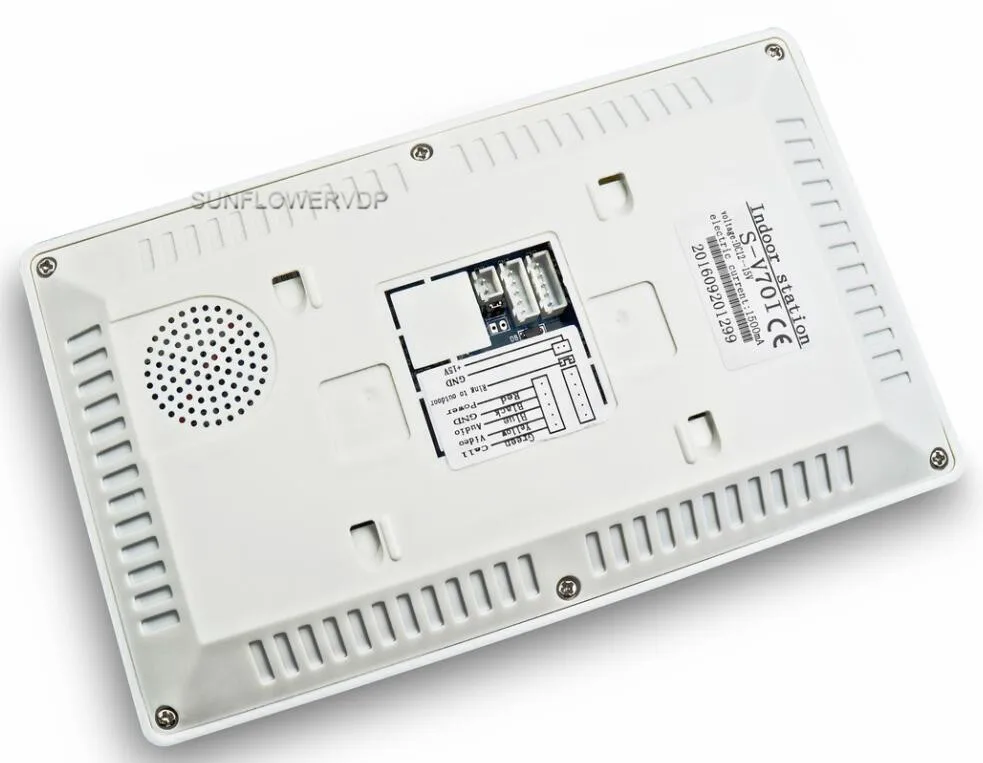 Домашний телефон 7 &quotцветной 4 монитора домофон дверной видеофон кнопки RFID