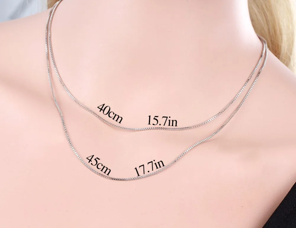 Ожерелье Windshow женское с пружинной пряжкой ювелирное изделие цвета белого золота