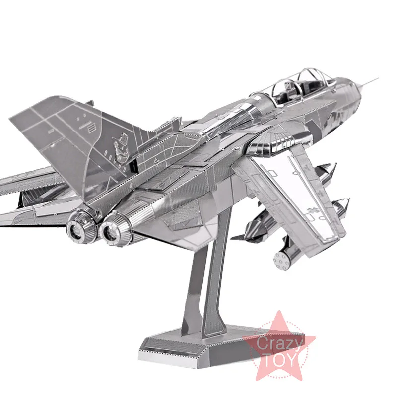 Piececool 3d металлические нано-головоломки Торнадо истребители рыцарь сборные модели наборы P070 DIY 3D лазерная резка головоломки игрушки для проверки