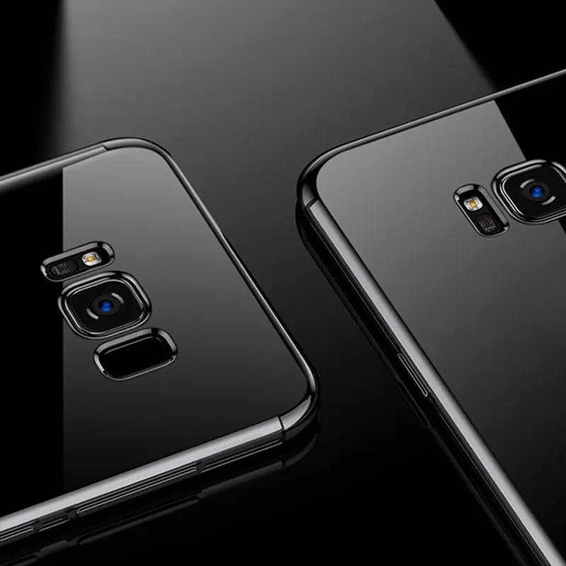 Ультратонкий Мягкий чехол из ТПУ для Samsung Galaxy S8 S9 Plus S7 Edge Note 8 9 A7 A5 J7 A8 A6 2018