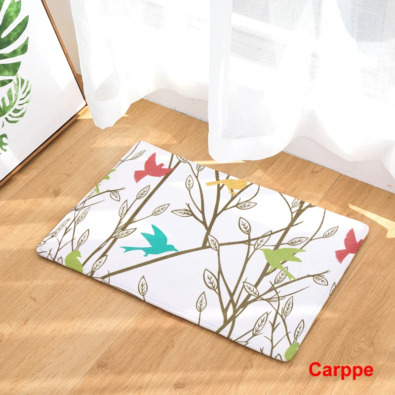 Мультяшный фланелевый ковер маленький воробей коврик для гостиной 40x60 см 50x80