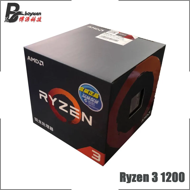 Четырехъядерный процессор AMD Ryzen 3 1200 R3 1 ГГц четырехъядерный L2 = 2 м L3 8 65 Вт YD1200BBM4KAE