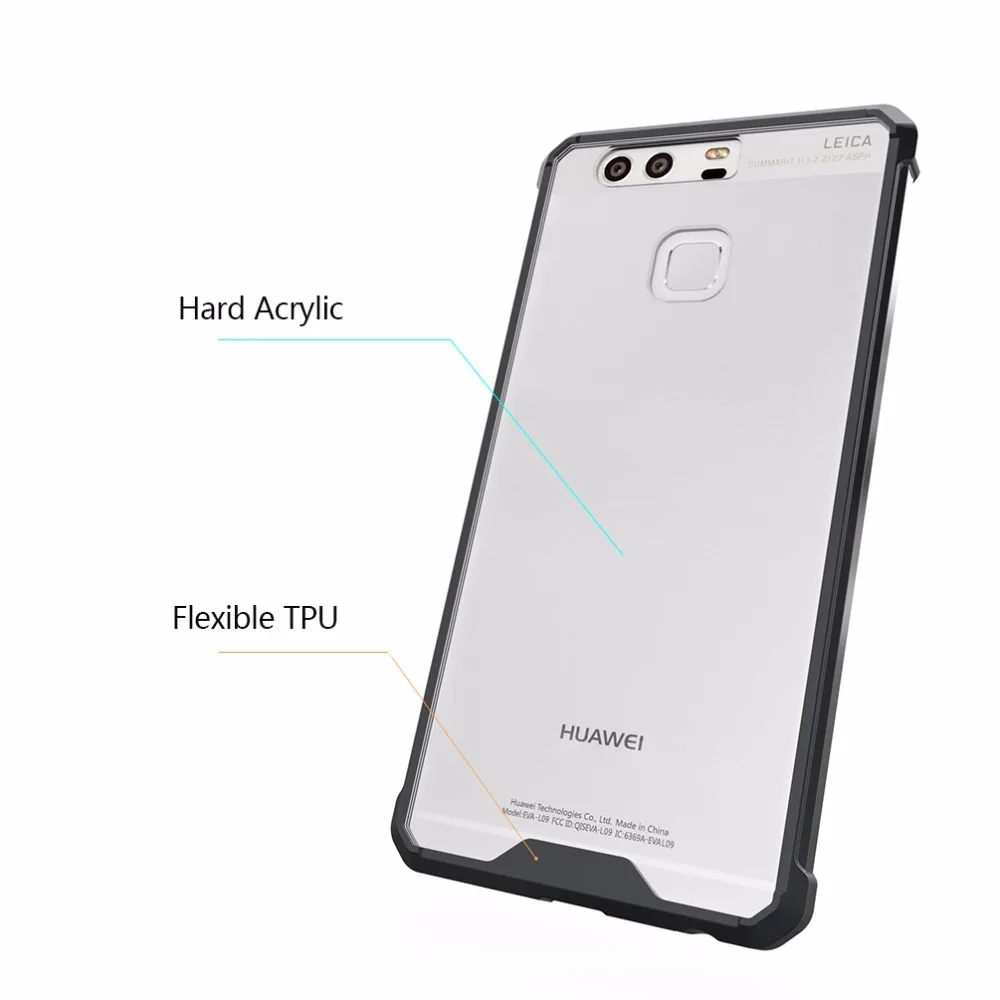 Чехол для P9 прозрачный защитный чехол Huawei Mate 9 противоударный жесткий накладка P10