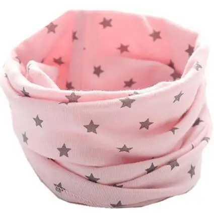 little star pink Новинка; шарф для малышей; Хлопковое платье для девочек; Весенний шарф; Детский шарф с воротником; теплый детский шейный платок для мальчиков; шарф с воротником для фотосессии - Цвет: little star pink