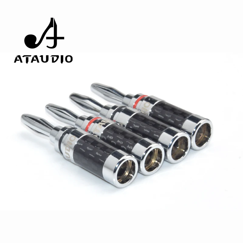 8 шт. ATAUDIO Hifi банановый разъем высококачественный кабель для динамика из