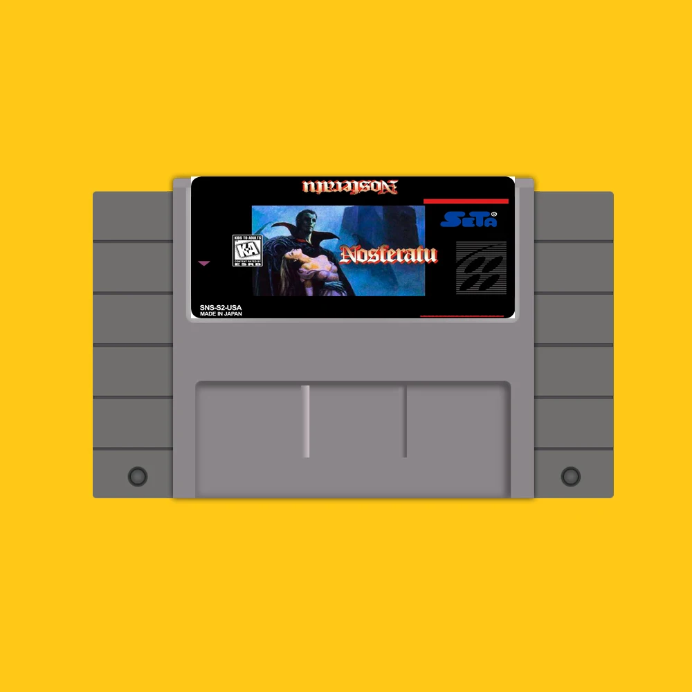 NOSFERATU 16 бит карточная игра для США NTSC игры|16 bit game card|bit card16 |