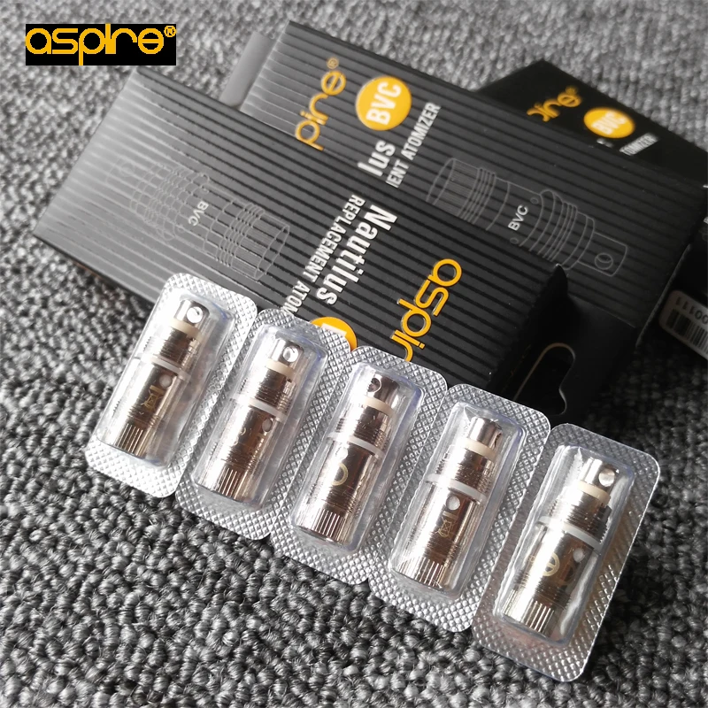 5 шт. 10 Aspire Nautilus BVC катушки 1.8ohm 1.6ohm для мини танк и 2 форсунки | Электроника