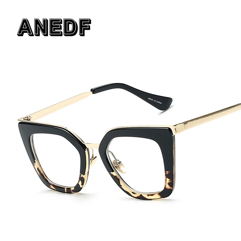 ANEDF 2018 Gafas кошачий глаз женские очки прозрачные линзы оправа для очков модные