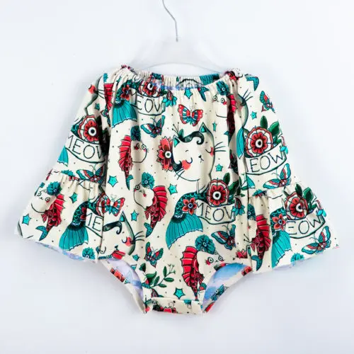 Новинка модные боди для новорожденных милый топ с рисунком рыбки и пузыря