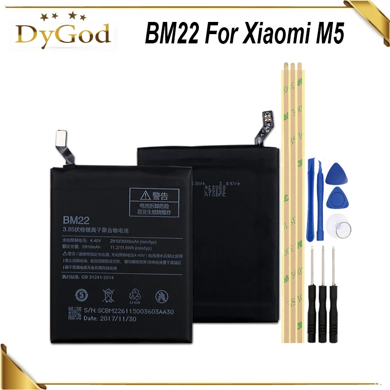 BM22 Аккумулятор для Xiaomi Mi5 M5 Prime 5 15 &quotаккумулятор AKKU PIL + инструменты 2910 мАч|battery for