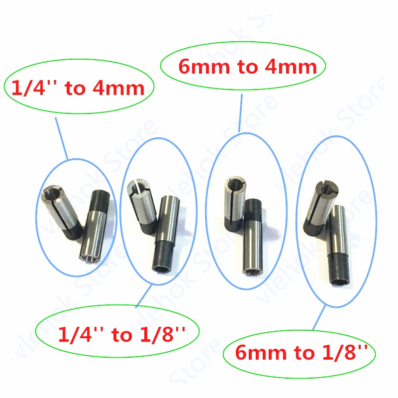 

Nut Cone Collet 6.35mm 6mm Replace for Makita 76366-2 MTR050 MTR051 MT370 MT372 3701 3710 electric tools part router