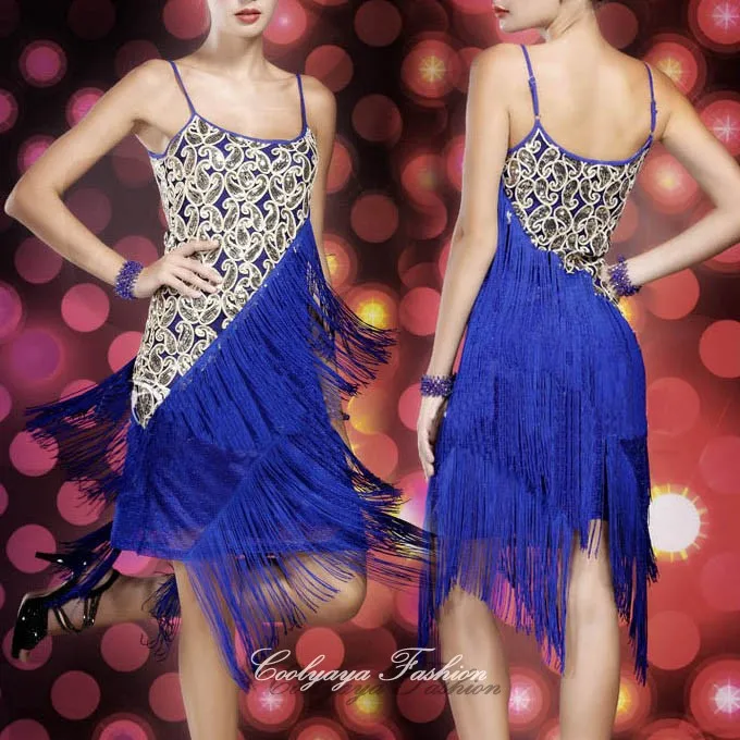 Hot Sale Galax Sexy Party Night Club Latin Dance Modern Ball Room City Nature Wild Crizzy Dress 1333 | Тематическая одежда и