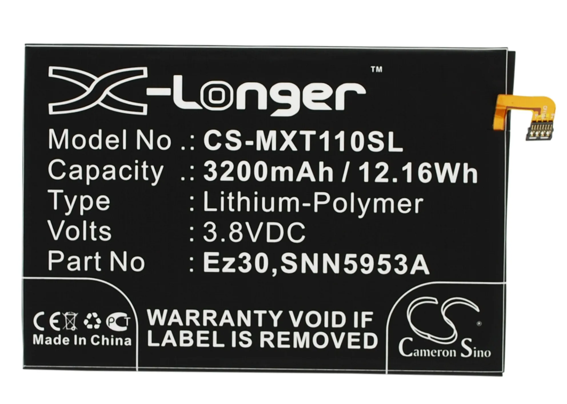 Аккумулятор Cameron Sino 3200mAh EZ30 SNN5953A для Motorola Shamu XT1100 XT1103 XT1115 Google Nexus 6|Цифровые