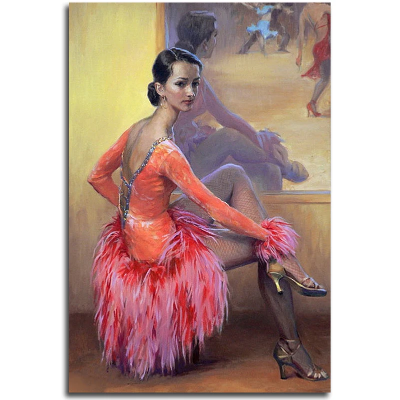 Новый Алмаз Вышивка Узор танцор ручной работы Алмазная вышивка мозаика значки