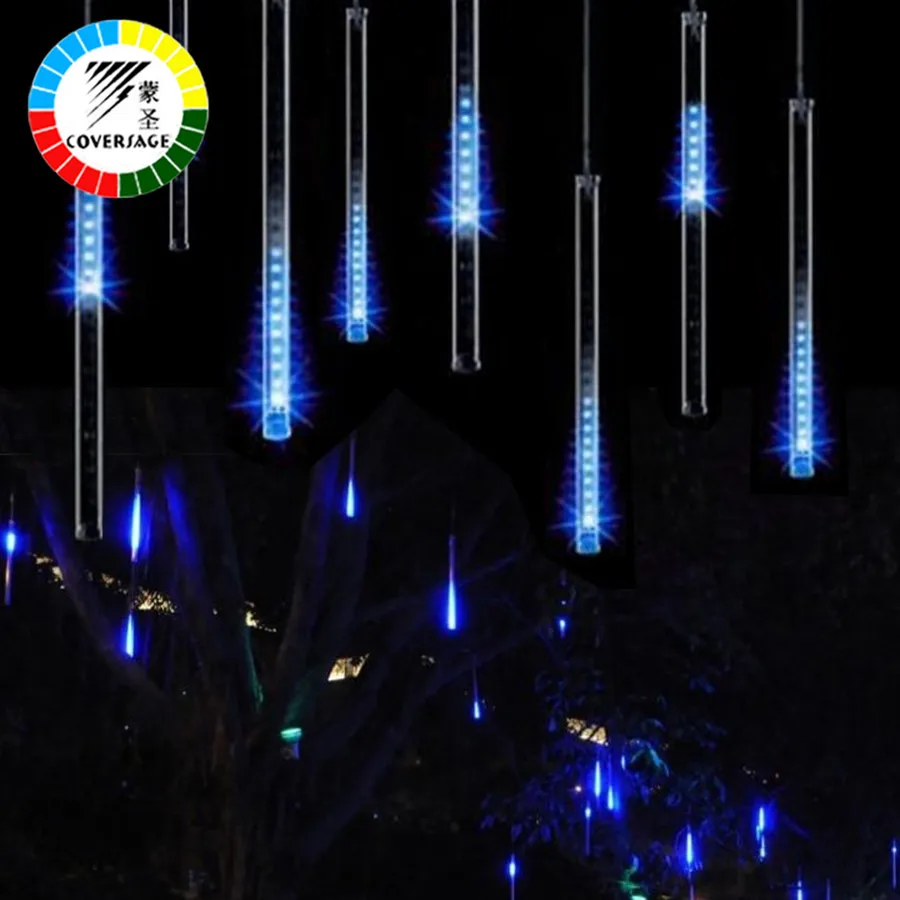 Coversage 50 см метеоритный дождь трубы 3528 SMD 2 шт. Рождественские огни