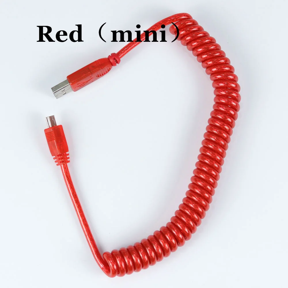 LINDY USB Спиральный кабель провод механическая клавиатура GH60 USB кабель мини USB порт для покера 2 GH60 Комплект клавиатуры DIY